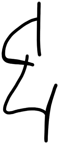 Sign A305, tracing from HT 10a