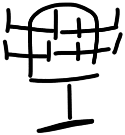 Sign A321, tracing from TY 3a