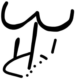 Sign A560, tracing from HT 24a