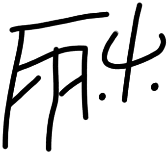Sign A590, tracing from HT 27b