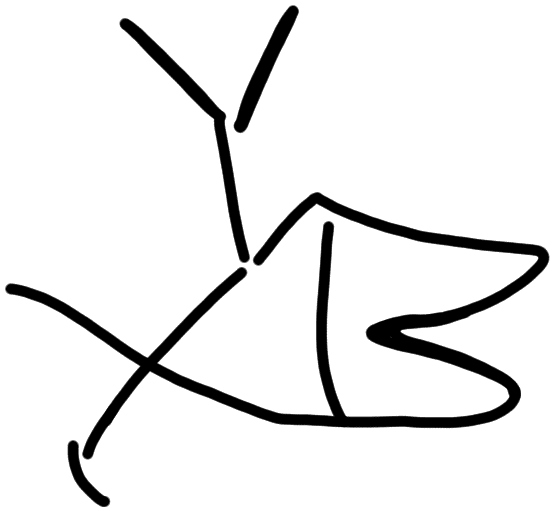 Sign A644, tracing from HT 65