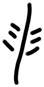 Sign AB04 te, tracing from ZA 20