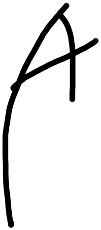 Sign AB10 u, tracing from ZA 10a