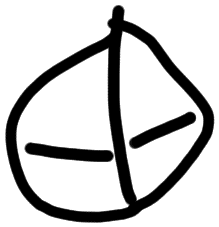 Sign AB77 ka, HT 75, position 1