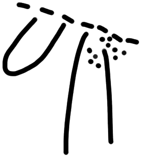Sign A306, KH 100, position 2