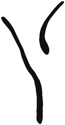 The disputed sign on THE 9, position 3, SigLA tracing