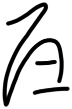 Sign AB65 ju, TY 2, position 42